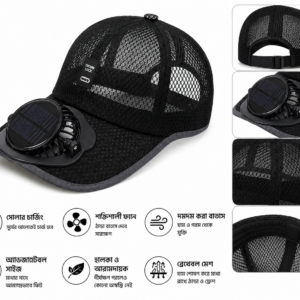 2 Pcs of Solar fan Cap
